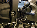 05-0150B Kawasaki Ninja ZX636 2013-18 Complete Rearset Kit w/ Pedals - STD/GP Shift - Woodcraft Technologies