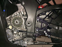 05-0168B Kawasaki Ninja ZX10 2011-15 Complete Rearset Kit w/ Pedals - STD Shift - Woodcraft Technologies