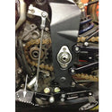 05-0512B Triumph Daytona 675 2006-12 Street Triple 2007-16 RACE USE ONLY (No Side Stand) Complete Rearset Kit w/ Pedals - GP Shift w/ QS - Woodcraft Technologies