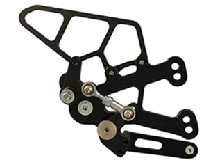 05-0751B BMW S1000RR 2009-14 HP4 2013-14 Complete Rearset Kit w/ Pedals - GP Shift - Woodcraft Technologies