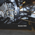 05-0752B BMW S1000RR 2009-14 HP4 2013-14 RACE ONLY Complete Rearset w/ Pedals - STD/GP Shift - Woodcraft Technologies
