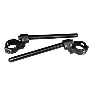 Woodcraft Kawasaki ZX636 2009-12 51MM Side Mount 35mm Rise Eccentric Adjustable Clip-on Riser , 11in Bars