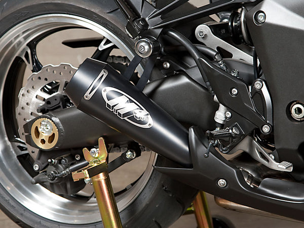 M4 Performance Kawasaki Z1000/Ninja 1000 2010-2019 DUAL BLACK GP SLIP-ONS Exhaust