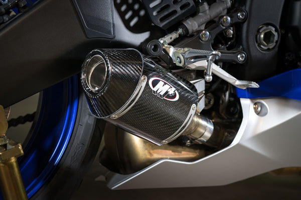 M4 Performance Yamaha R6 2006-2020 Street Slayer Carbon Fiber Slip-On Exhaust