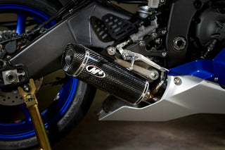 M4 Performance Yamaha R6 2006-2020 Full System X96 Carbon Fiber Canister Exhaust