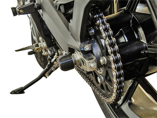 45-0615R Rear Axle Slider Kit, Ducati Scrambler / Monster 797 - Woodcraft Technologies
