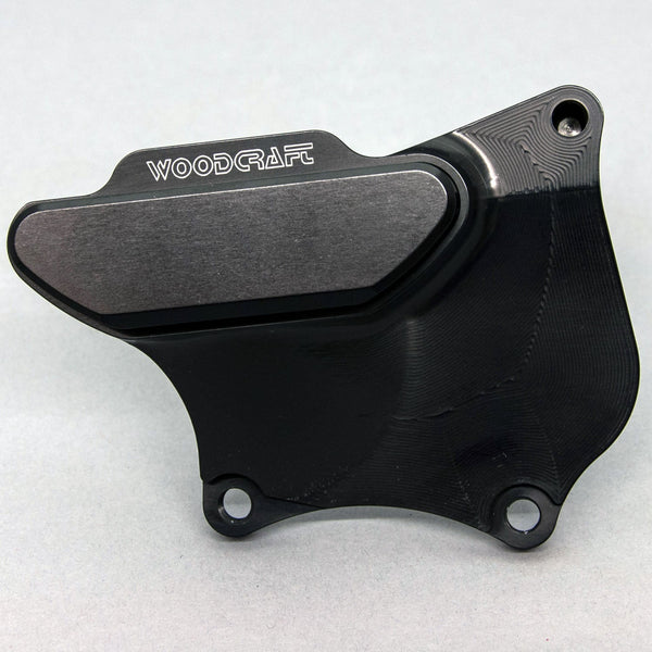 60-0149RIB Kawasaki ZX6R/ZX636 RHS Crank Case Cover Protector - Assembly - Woodcraft Technologies