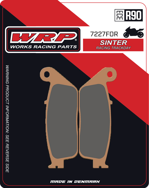 WRP Brake Pads Sinter Racing / Trackday 7227 F0R - Front (2/pc)