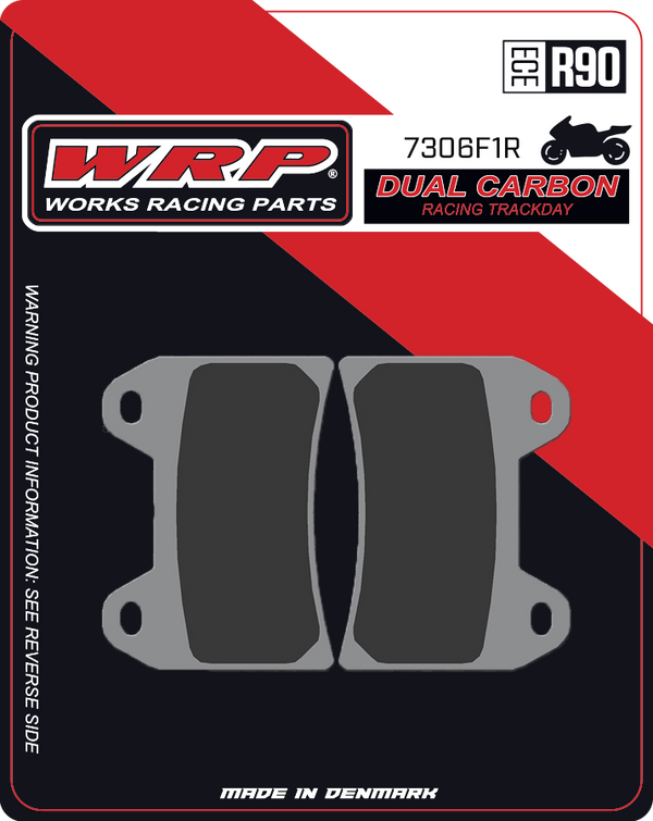 WRP Brake Pads Dual Carbon Racing / Trackday 7306 F1R - Front (2/pc)