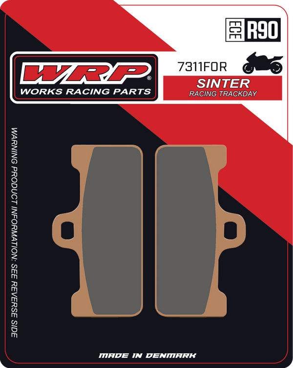 WRP Brake Pads Sinter Racing / Trackday 7311 F0R - Front (2/pc)