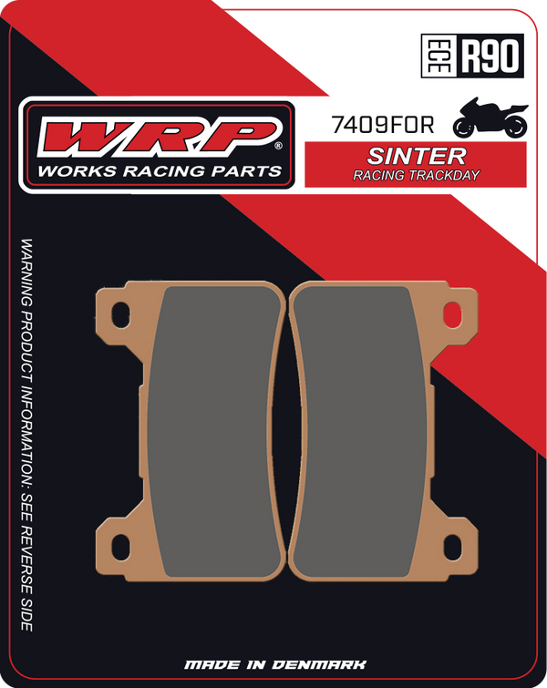 WRP Brake Pads Sinter Racing / Trackday 7409 F0R - Front (2/pc)