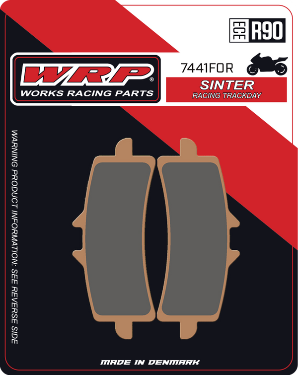 WRP Brake Pads Sinter Racing / Trackday 7441 F0R - Front (2/pc)