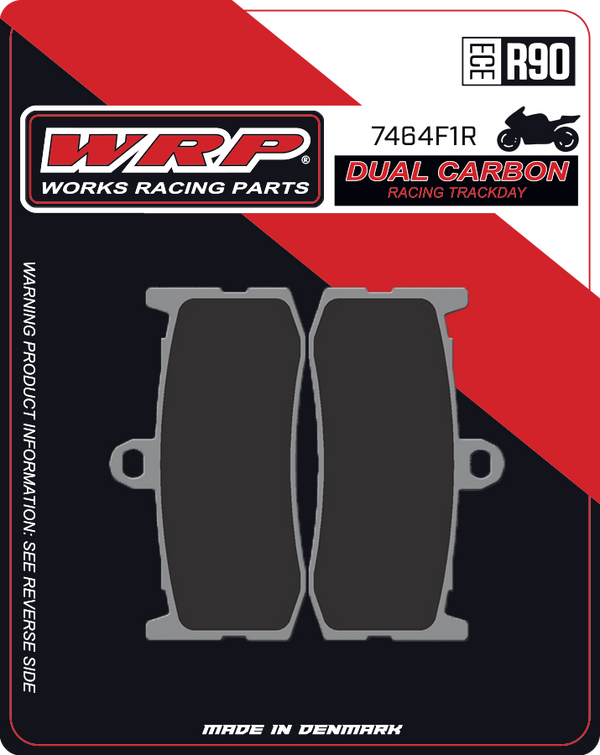 WRP Brake Pads Dual Carbon Racing / Trackday 7464 F1R - Front (2/pc)