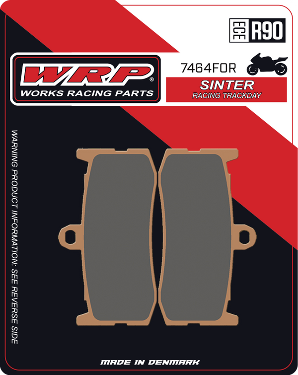 WRP Brake Pads Sinter Racing / Trackday 7464 F0R - Front (2/pc)