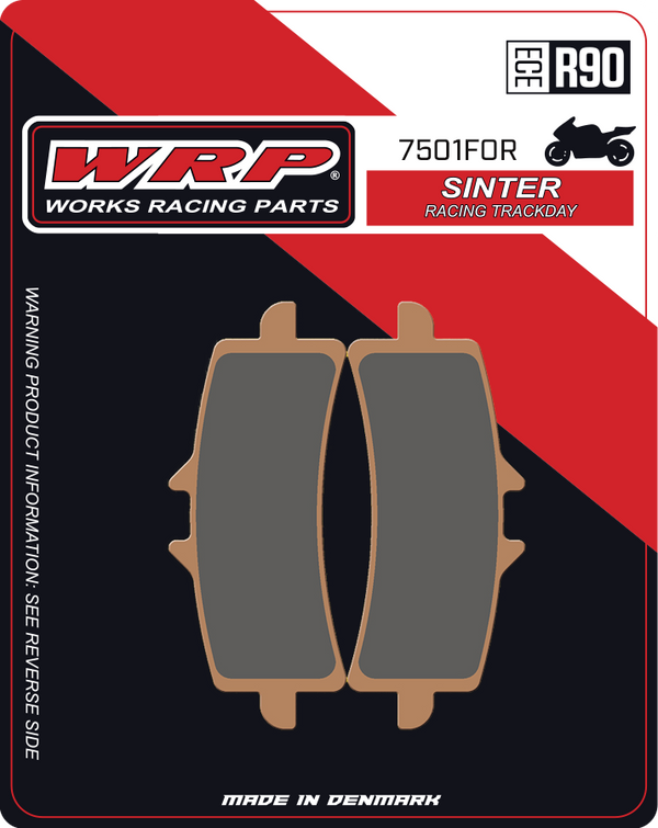 WRP Brake Pads Sinter Racing / Trackday 7501 F0R - Front (2/pc)