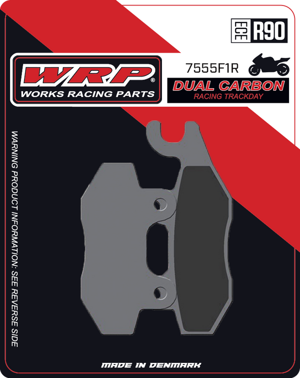 WRP Brake Pads Dual Carbon Racing / Trackday 7555 F1R - Front (2/pc)