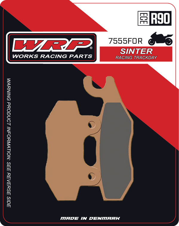 WRP Brake Pads Sinter Racing / Trackday 7555 F0R - Front (2/pc)