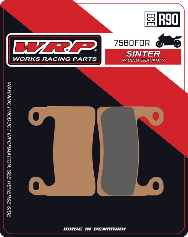 WRP Brake Pads Sinter Racing / Trackday 7560 F0R - Front (2/pc)