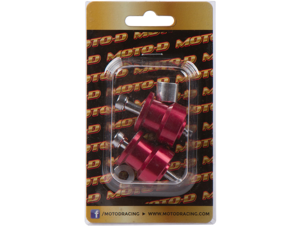 MOTO-D Swingarm Spools (8mm) - Red