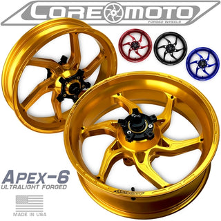 Core Moto Apex-6 Aprilia RSV4 / Factory / APRC / Tuono 2013-2019 Forged Core Moto wheels